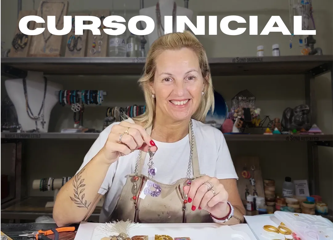Curso inicial de resina epoxi con Paula